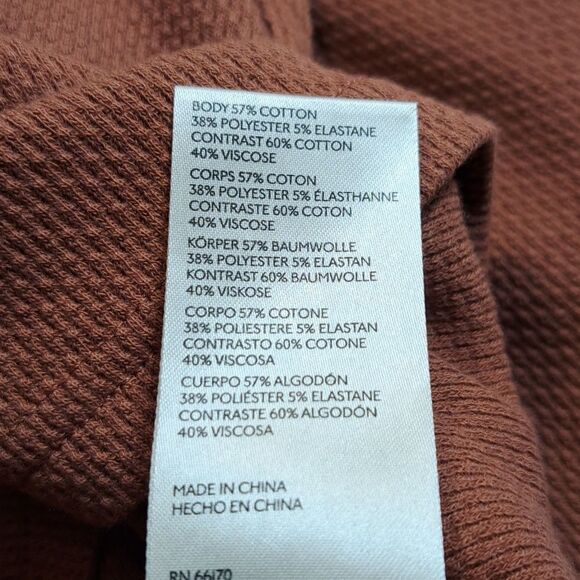 NWT Free People Mikah Layering Cuff Long Sleeve Thermal Autumn Combo - Picture 9 of 9